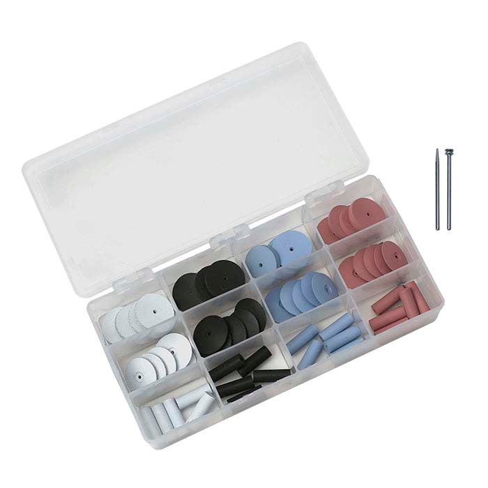 Silicone Polishing Wheel Kit 24 Assortment Set Jewelry Abrasive Finish