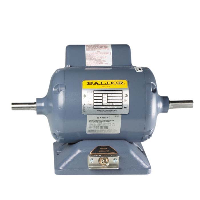 Baldor ContinuousDuty 5/8" StraightShaft Polishing Motor, 1/2hp