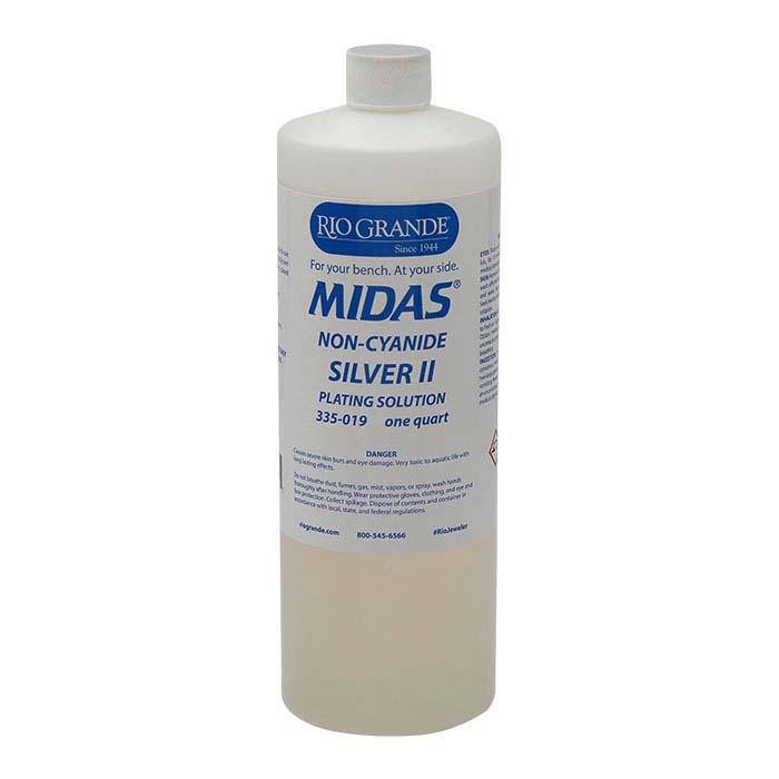 ORIGINAL SILVER PLATING SOLUTION 150ml METALS WITH REAL SILVER (sheffco) -  SF01A