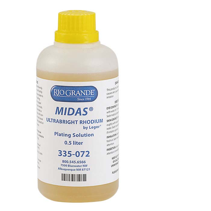 Rhodium Superbrite Plating Solution - Pre-Mix Bath 1 Gram