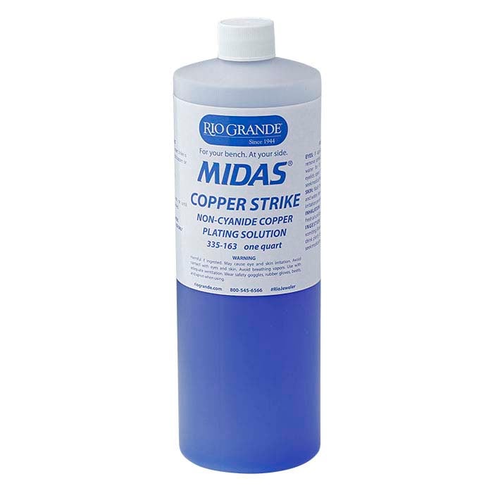 Midas Copper Plating Solution Non Cyanide RioGrande