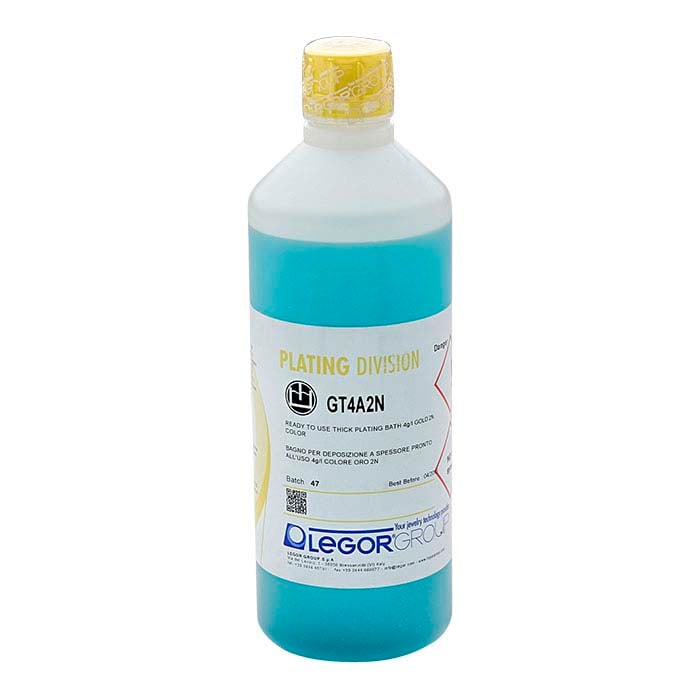 Legor 24 KT Yellow Gold Micron Solution for Bath Plating 2 Gram / 1 Liter  (Ready-To-Use)