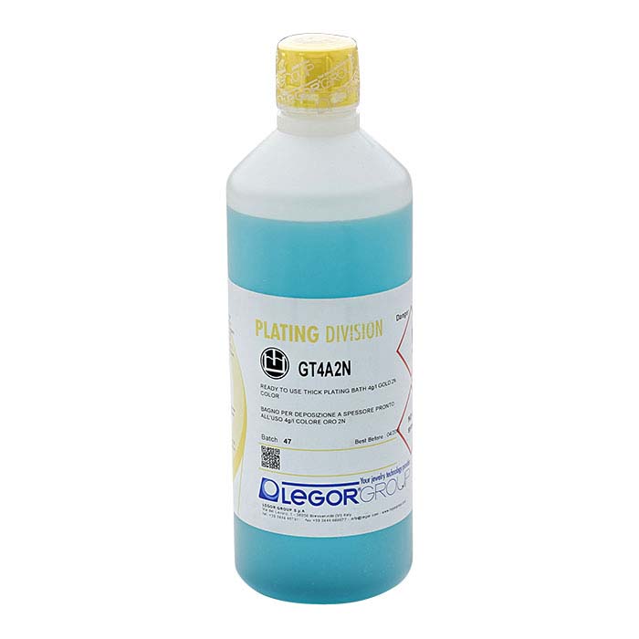 Legor® GT4A2N Heavy-Deposition Yellow Gold Plating Solution, Acid Based -  RioGrande