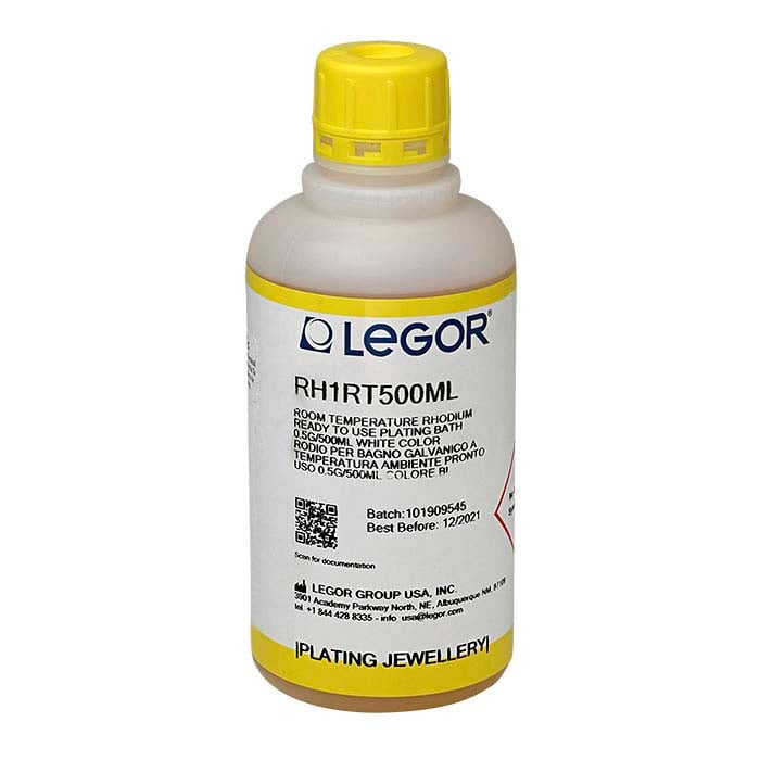 Legor® Super Bright White Room-Temperature Rhodium Plating Solutions,  Acid-Based - RioGrande