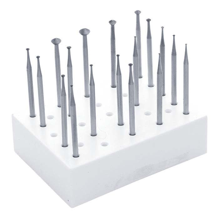 Jewelers Hart Bur 3mm 90° Stone Setting Bur For Prong Work - FOX Germany, Vanadium Steel