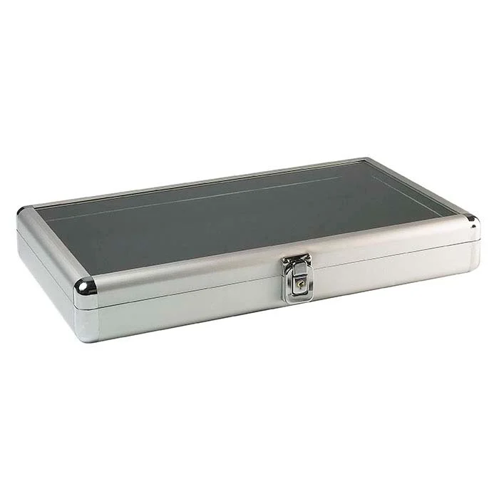 Aluminum Locking Full-Size Tray with View-Top Lid - RioGrande