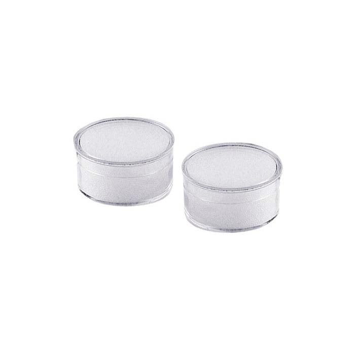 12 Gem jars white foam Inserts display Your gem stones 