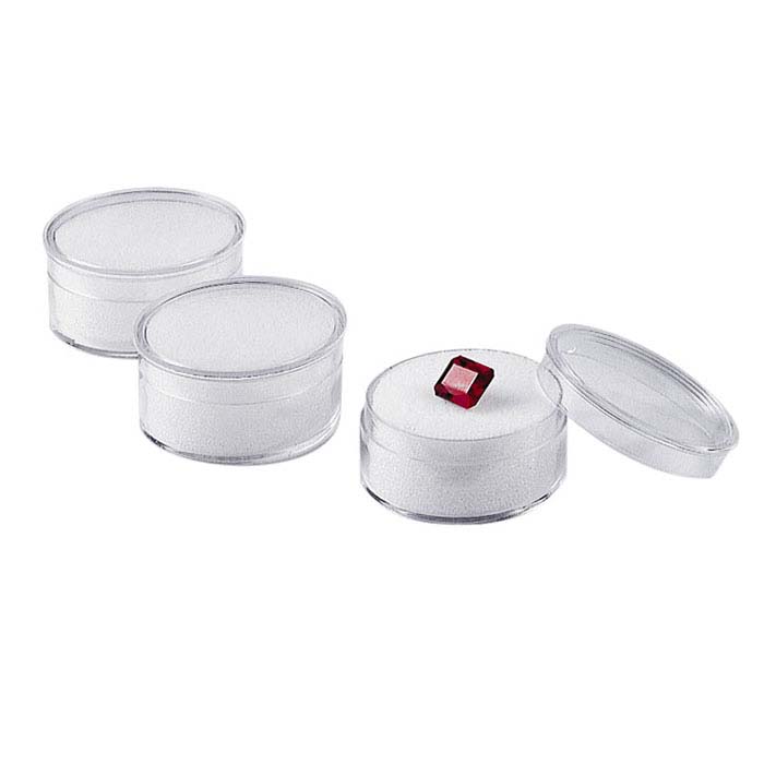 Clear Acrylic Jewelry Gem Jar Bead Holder Organizer Stand Display ~ Holds 6  Jars