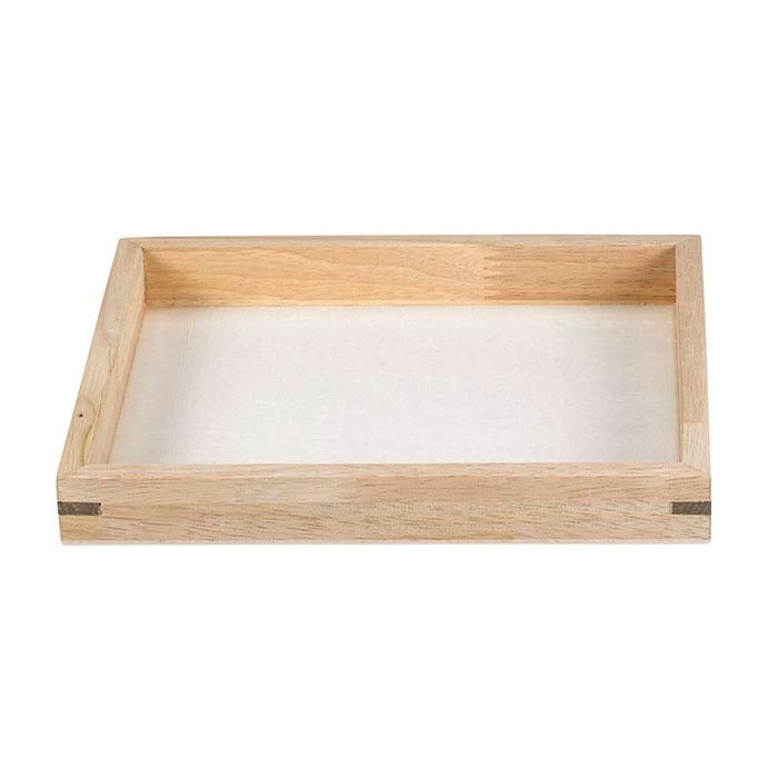 Natural Wood Stackable Half-Size Tray - RioGrande