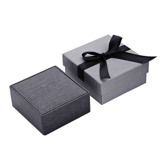 Silver Night Metallic Premium Ribbon Combination Gift Box - RioGrande