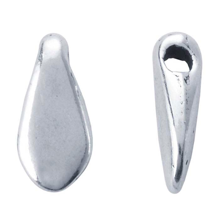 Sterling Silver 8.1 x 1.8mm Teardrop Bead - RioGrande