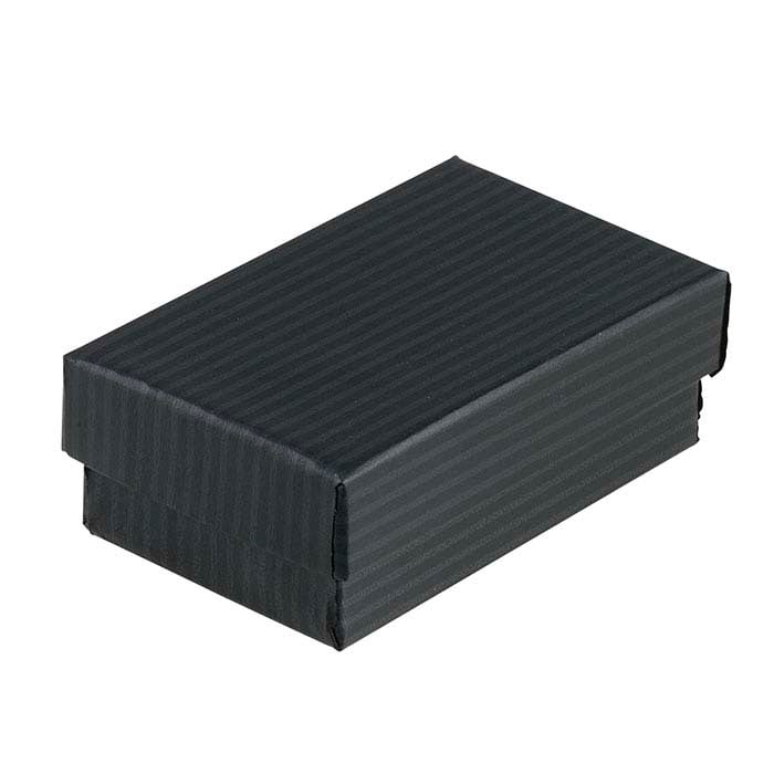Black Pintripe RecycledPaper Gift Box RioGrande