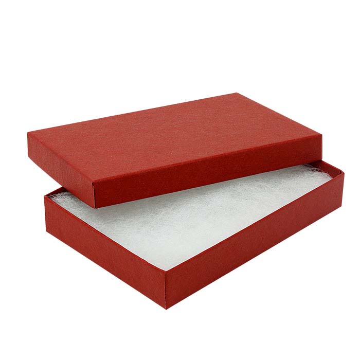Red Paper Collection Box Brick Red Recycled-Paper Gift Box - RioGrande