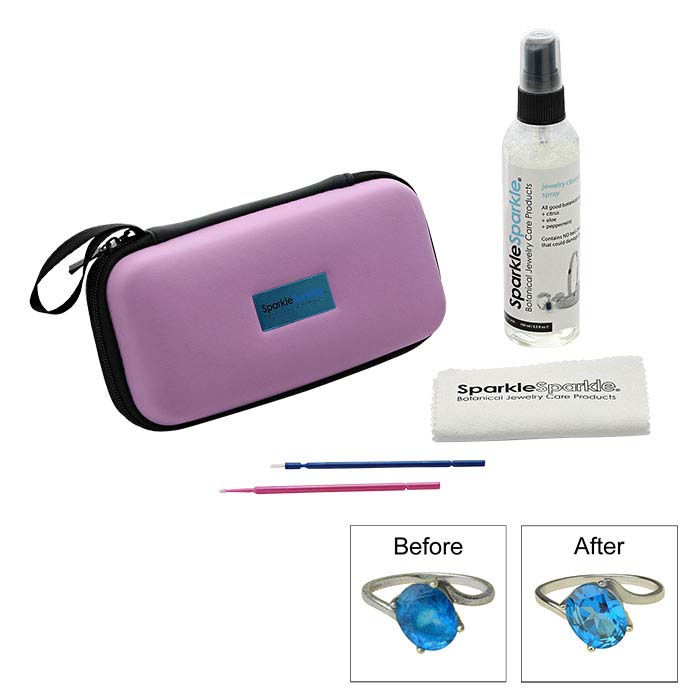 Sparkle Sparkle® Jewelry Cleaner Travel Set, Purple RioGrande