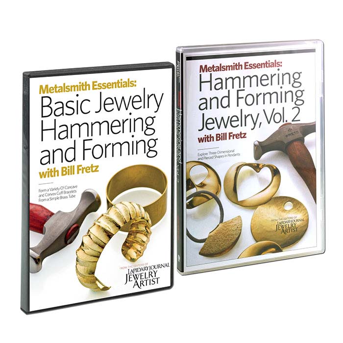 Metalsmith Essentials Jewelry Hammering and Forming, Vols. 1 and 2