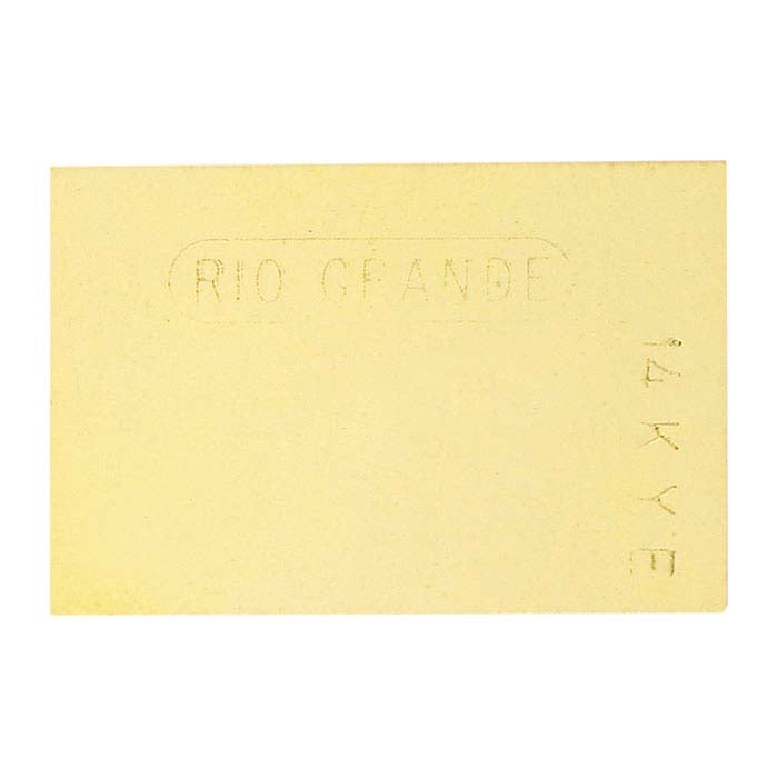 Karat Plumb Yellow Gold Sheet Solder, 30 Ga. RioGrande