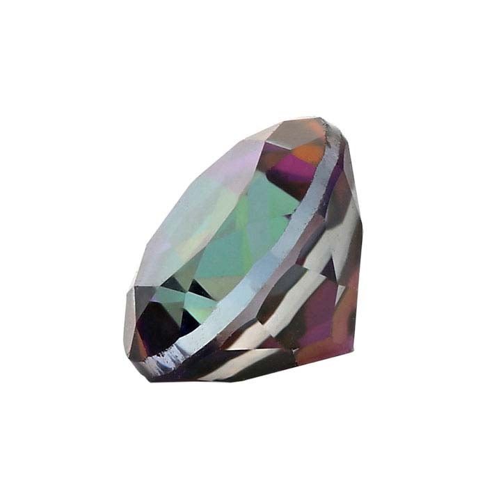 Azotic Green Mystic™ Topaz Round Faceted Gemstone - RioGrande