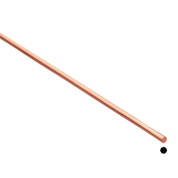 14K Rose Gold Round Wire Dead Soft