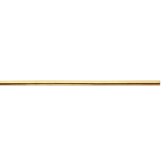 18K Yellow Gold Half-Round Wire, Dead-Soft - RioGrande