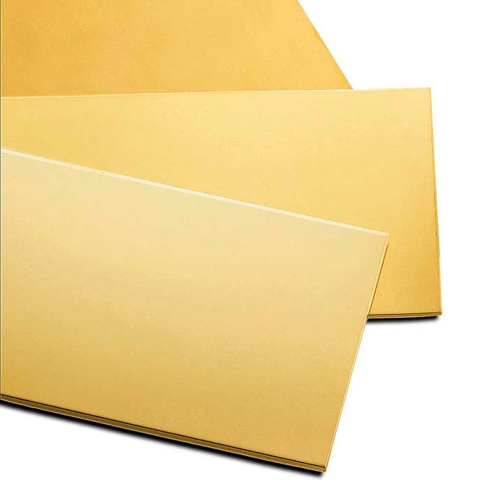 24K Yellow Gold Sheet, Hard - RioGrande