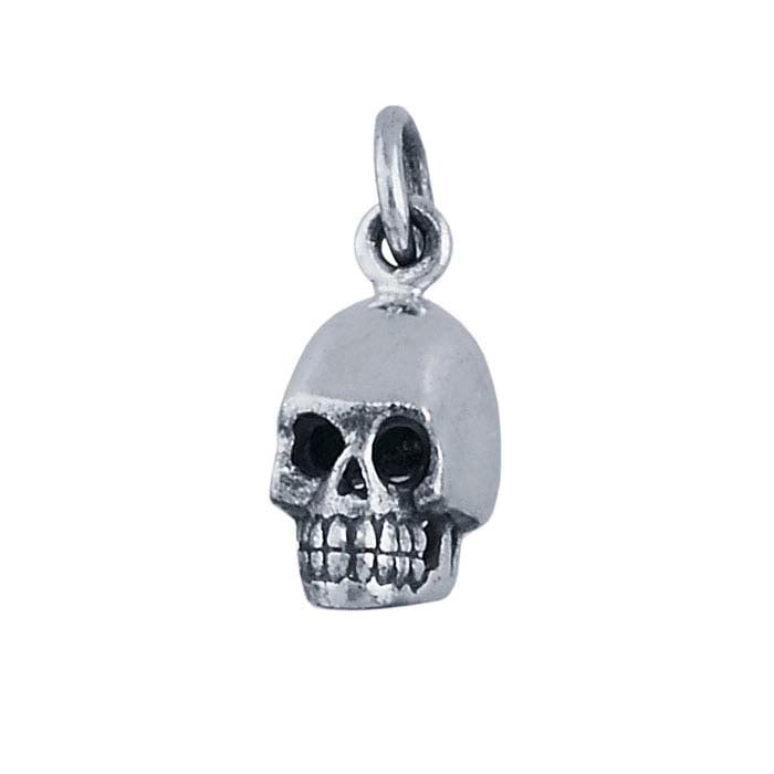 Sterling Silver Skull Charm - RioGrande