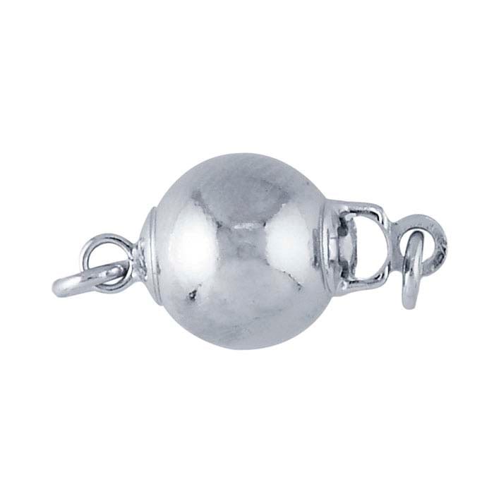 Sterling Silver Bead Safety Clasp - RioGrande