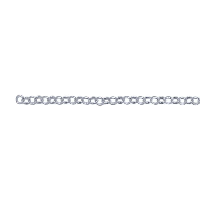 Sterling Silver 1.5mm Round Rolo Chain 10-ft. Spool