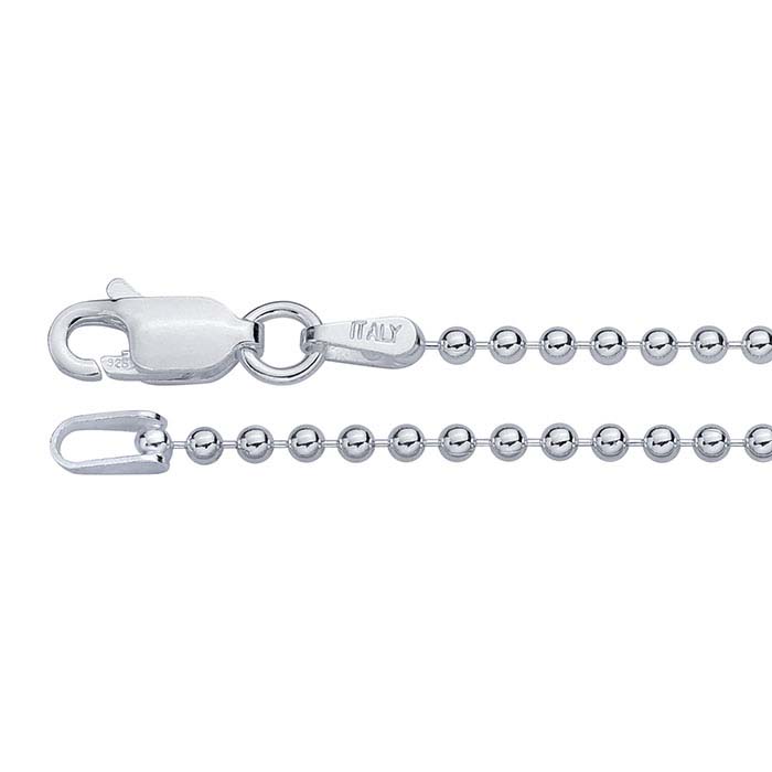 Bead Chain Necklace (1.8mm) main image 1