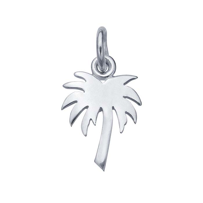 Sterling Silver Palm Tree Charm - RioGrande