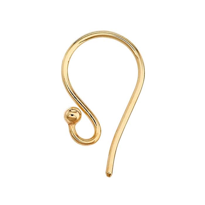 Ear Wire with Loop and Ball End