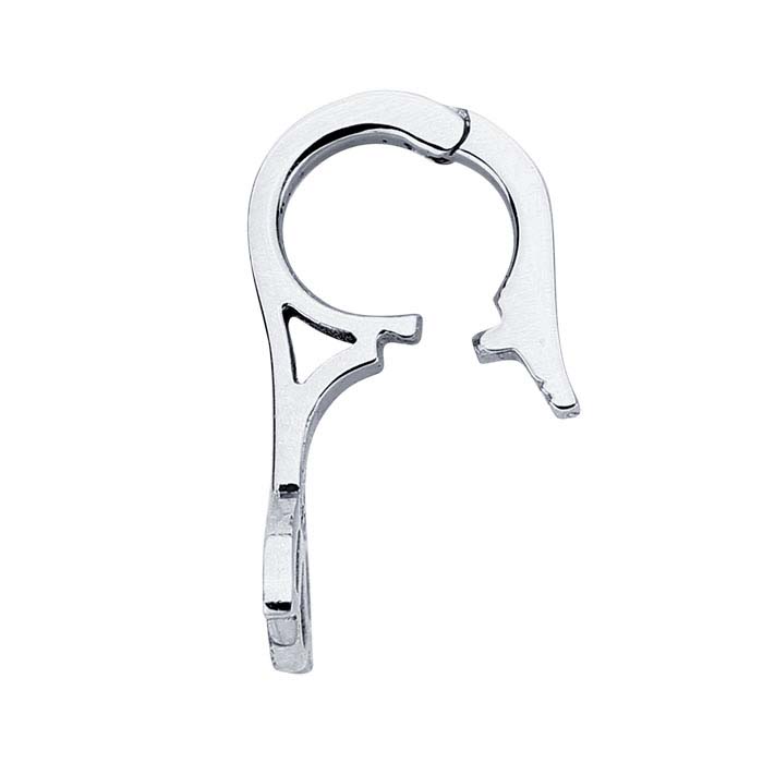 Sterling Silver Floral Hinged Necklace Enhancer RioGrande