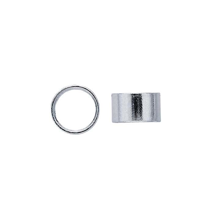 Sterling Silver Lightweight Round Tube Bezel Settings Cast RioGrande