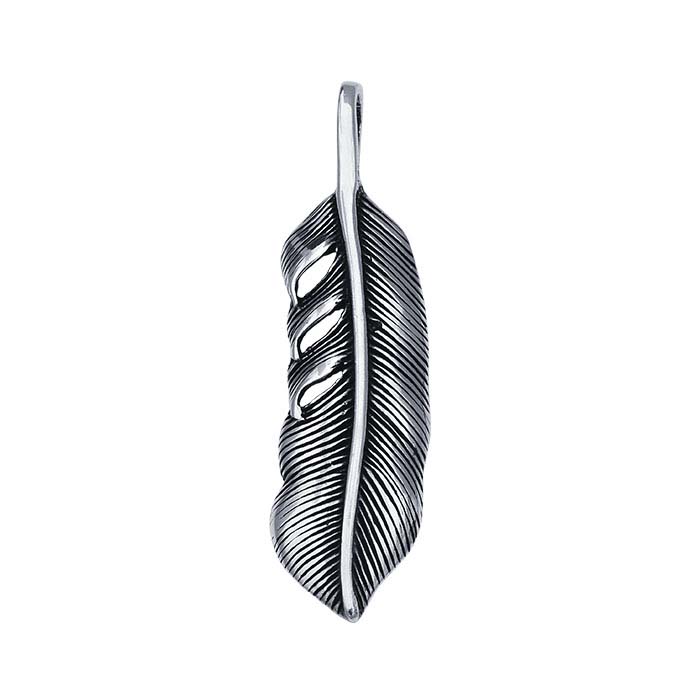 Sterling Silver Feather Pendant RioGrande