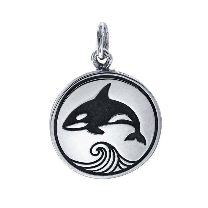 Sterling Silver Orca Charm RioGrande