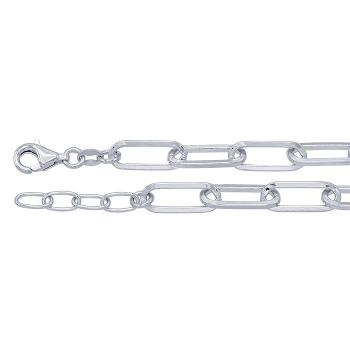 【Shapes Studio】Silver Paperclip Chainブレスレット Paperclip Chain Bracelet [Sterling Silver] – Shapes Studio