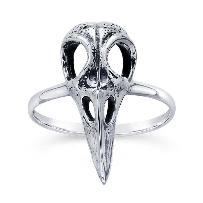 Vintage Black Eye Gothic Demon Head Men's Punk Rock Totem