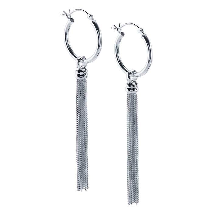 Sterling Silver Cable Chain Tassel Component - RioGrande Sterling Silver Cable Chain Tassel Component - RioGrande