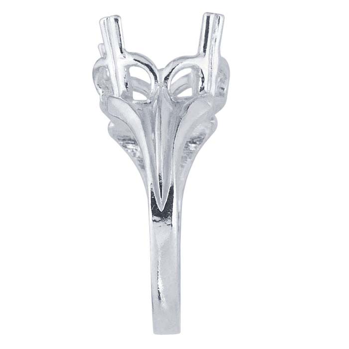 Sterling Silver ReadySet™ Oval Ring Mounting RioGrande