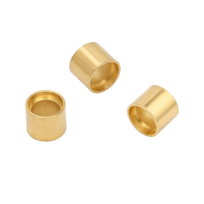 18K Yellow Gold 2.5mm Round Tube Bezel Setting - RioGrande
