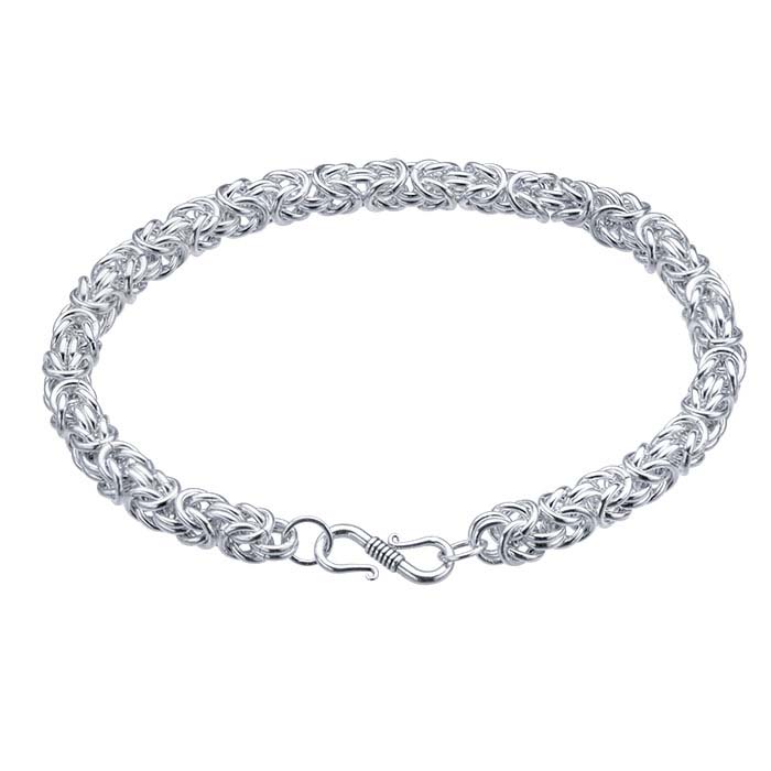 Initial Bracelet in Sterling Silver – Massete