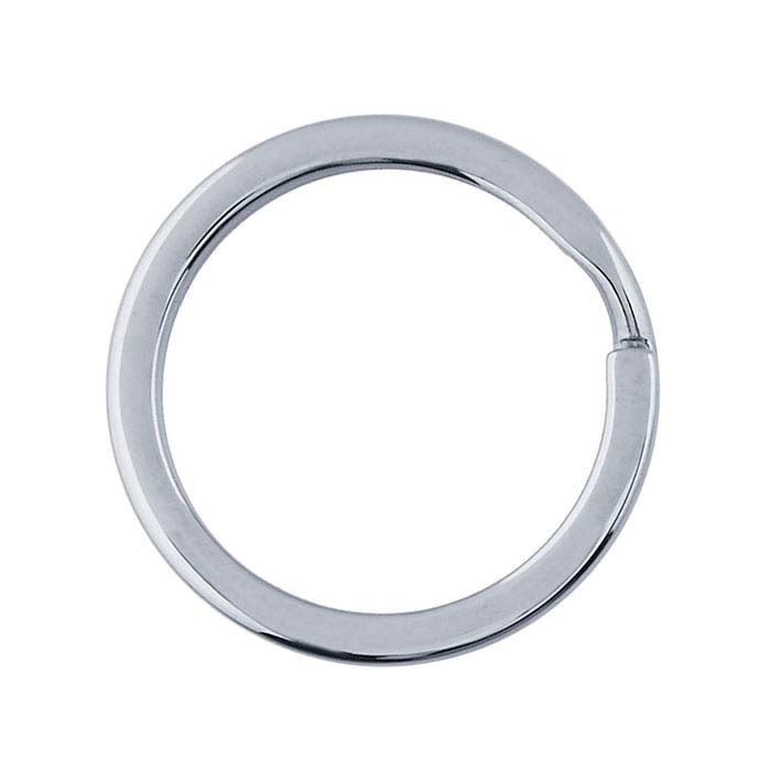 Stainless Steel Flat Split Key Ring - RioGrande