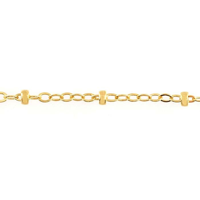 1/20 14K Gold Filled Chain-1.5X2 Cable Flat Oval Chain - Unfinished Bulk  Chain (sold per foot)