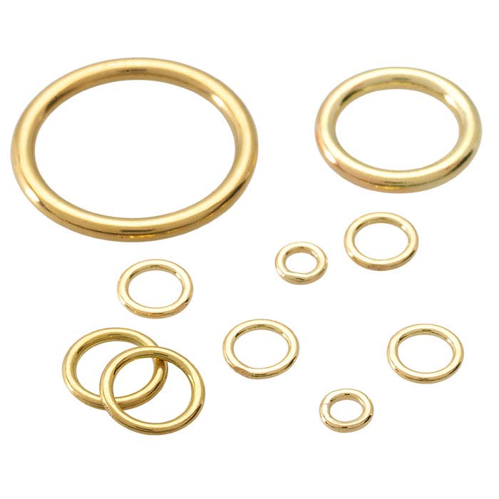 14K Yellow Gold Round Closed Ring - RioGrande