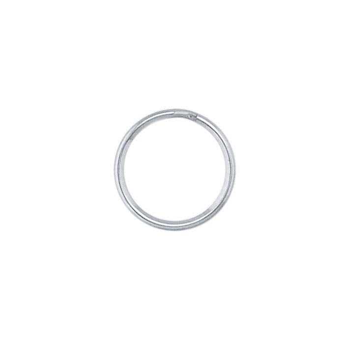 Gunmetal Plated Stainless Steel Jump Ring 4.4 mm Round 20ga 100pc. pkg.