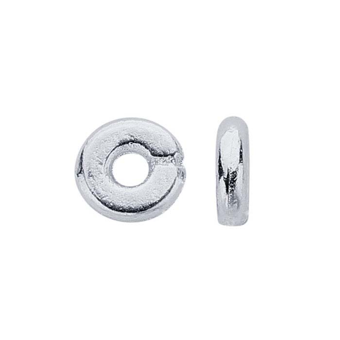 Britannia Pewter SilverPlated 4 x 1mm Bead RioGrande