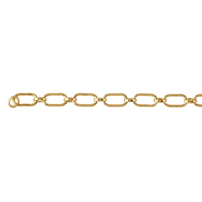 3mm Tube Link Chain 14k Gold Filled Inch