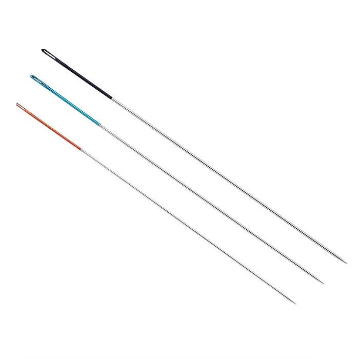 Needles アイボリー GLiving Large Eye Sharp Sewing Needles, 25 PCS, Stainless