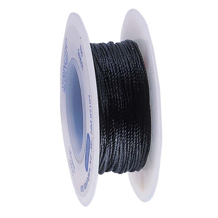 Stringth Black Bead Cords, 100 Yds. RioGrande