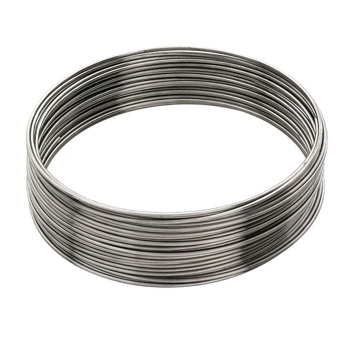 Beadalon Stainless Steel Bracelet Memory Wire Coil .036 dia. 1 oz. RioGrande
