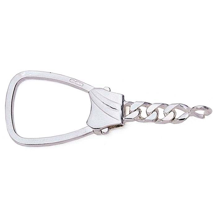 Sterling Silver Tension-Lock Key Ring - RioGrande